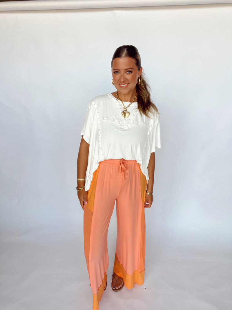 Coral Alice Pant