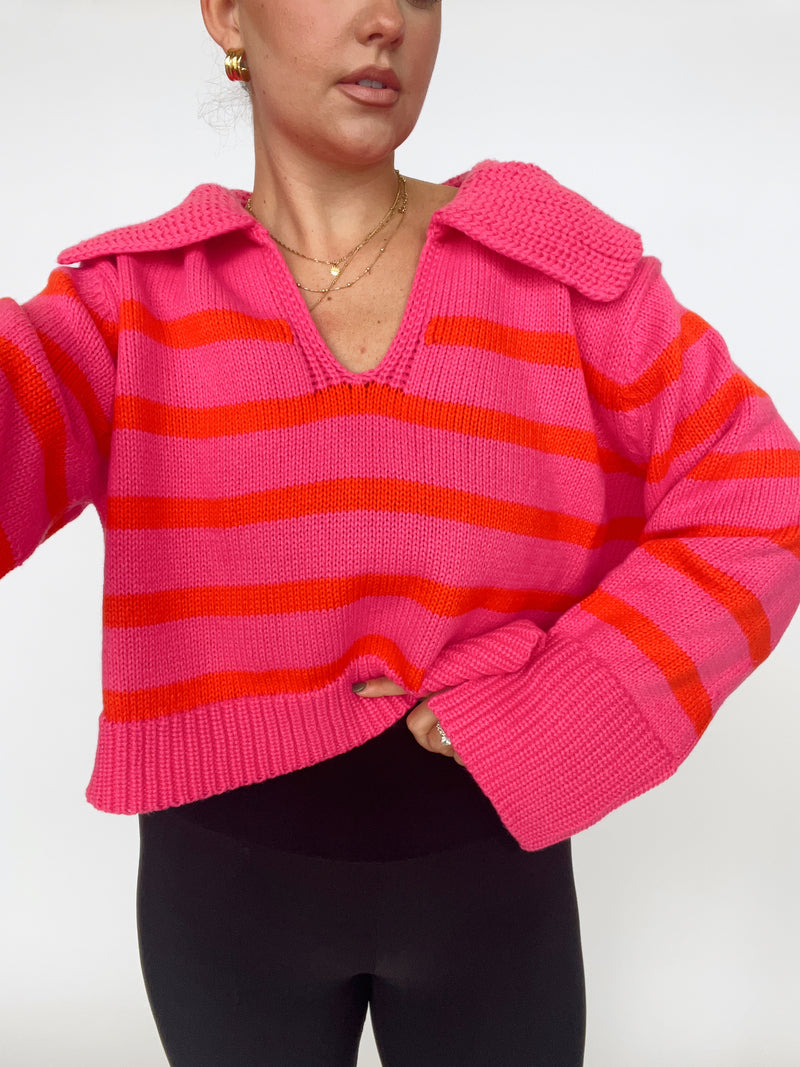 The Sylvie Sweater | Pink