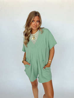 Sage T Shirt Romper