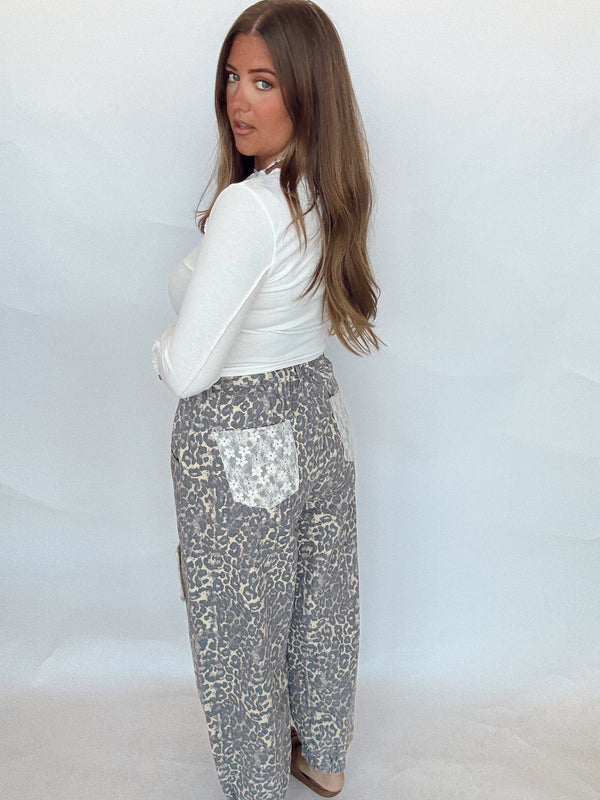 The Cheetah Patched Jogger