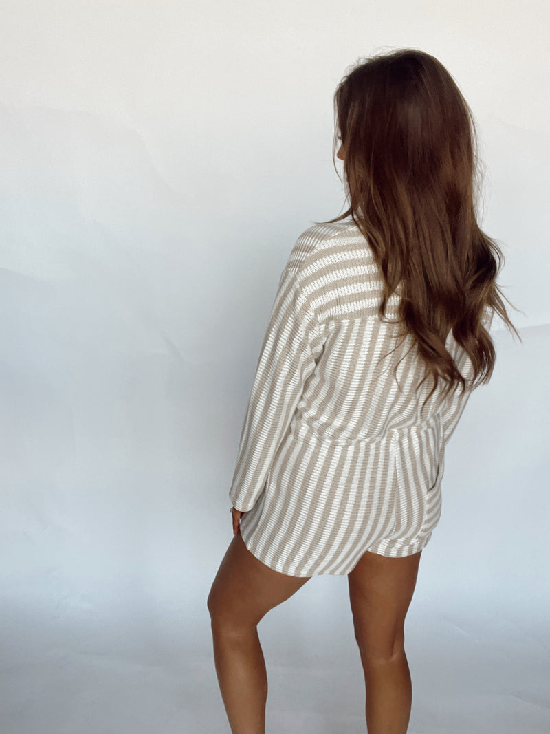 Striped Coastal Romper