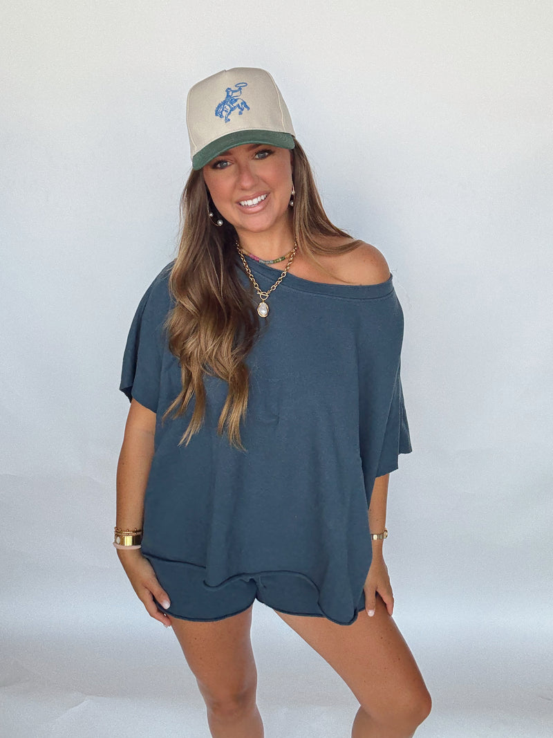 Navy Malibu Vintage Stet