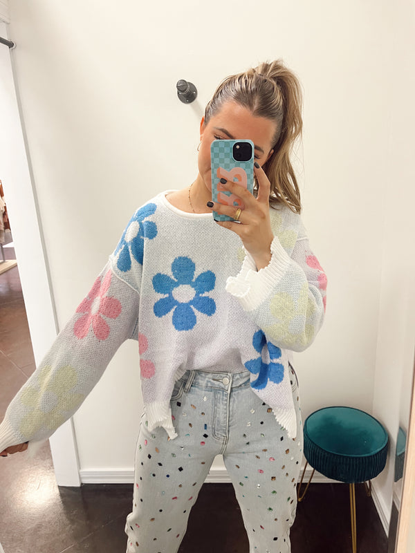 Flower Icy Sweater