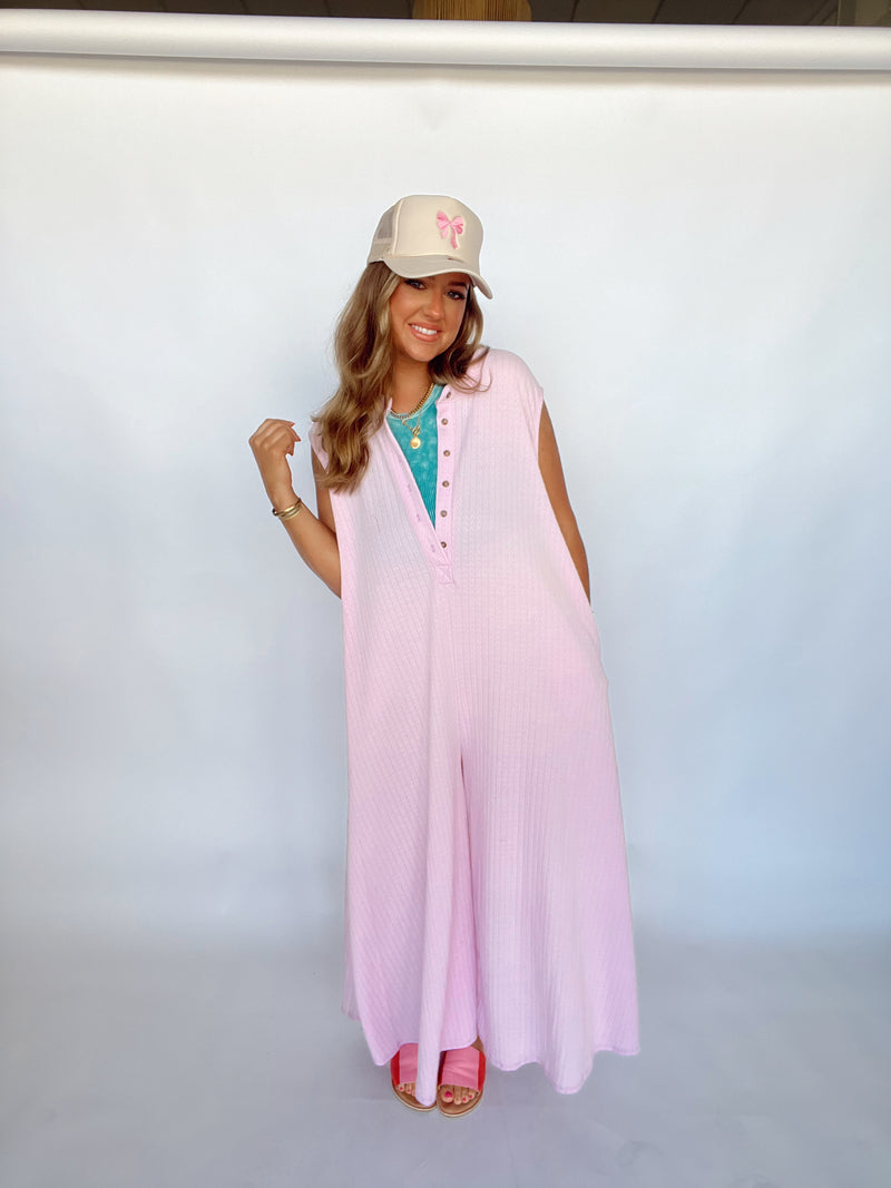 The Monica Jumpsuit | PINK