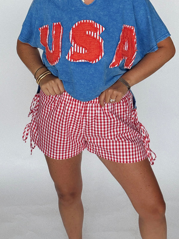 Gingham Bow Boxer Short
