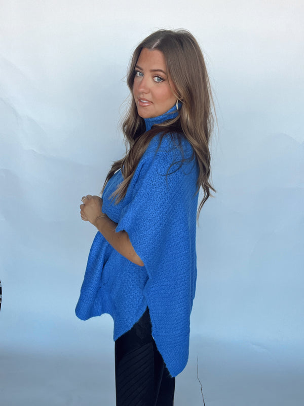 Blue Poncho