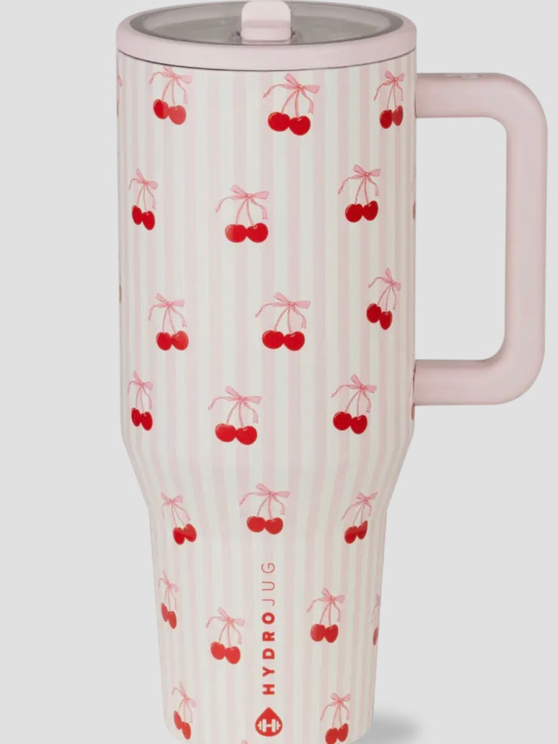 Sweet Cherry HydroJug 40 oz Traveler Tumbler