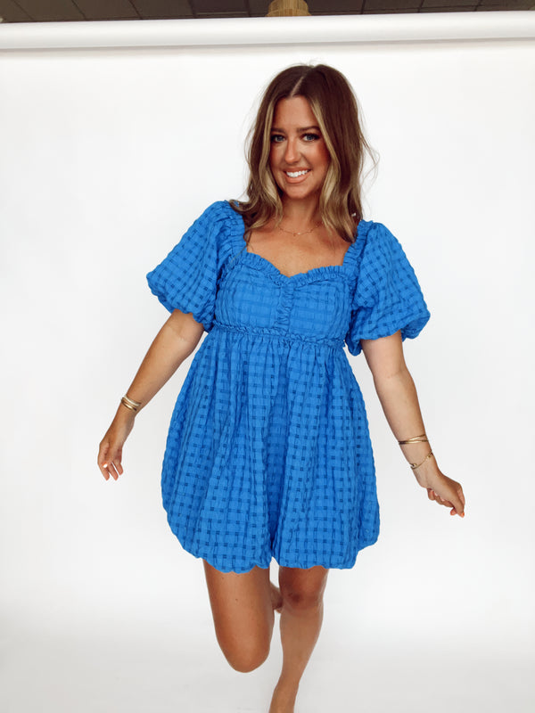 Blue Bubble Dress