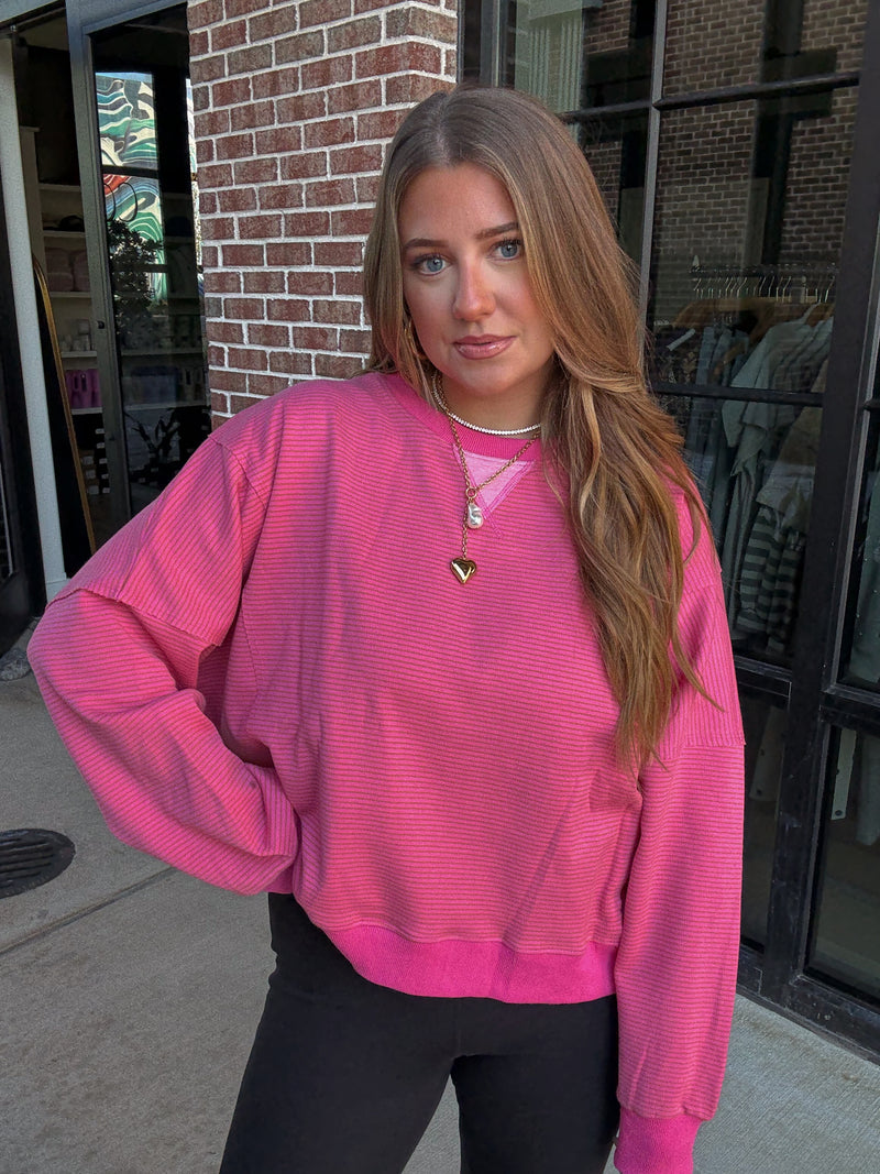 Punch Striped Pullover