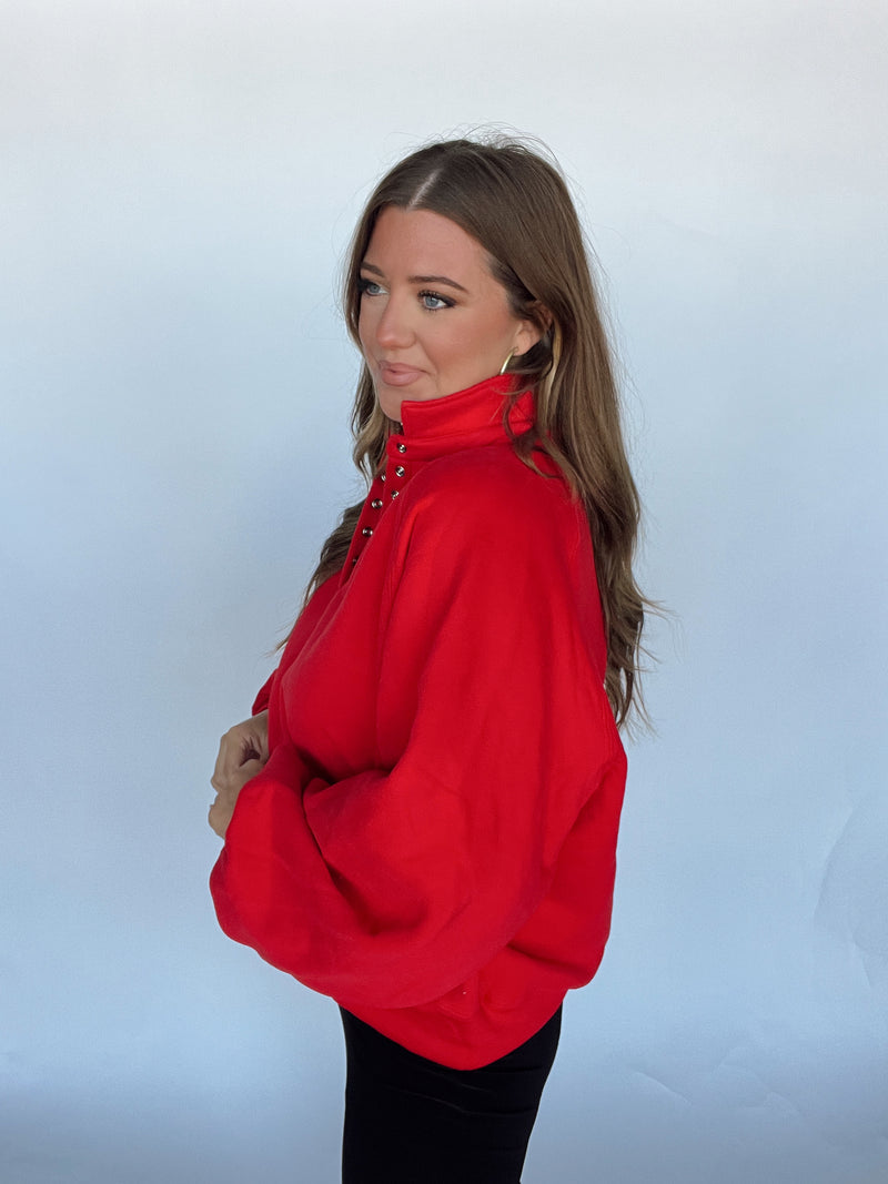 The Piper Sweatshirt | RED