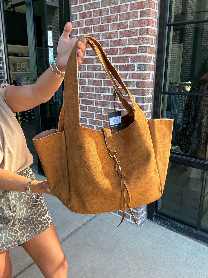 Suede Tote Bag | PREORDER