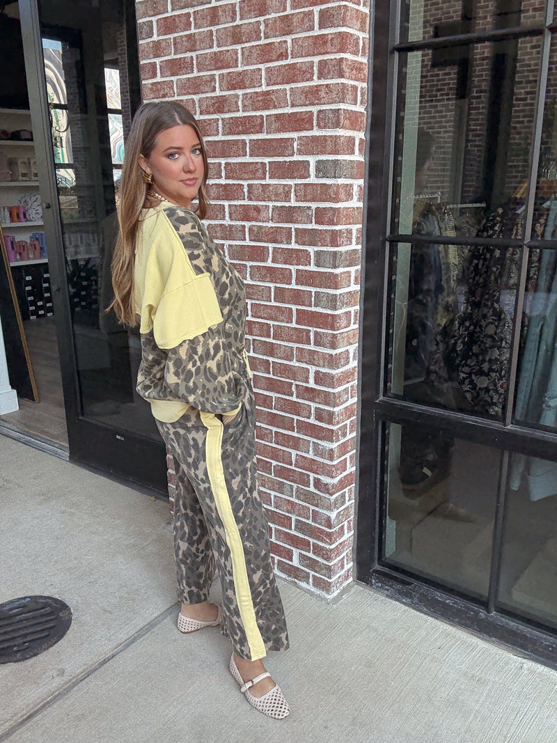 Yellow Cheetah Pant