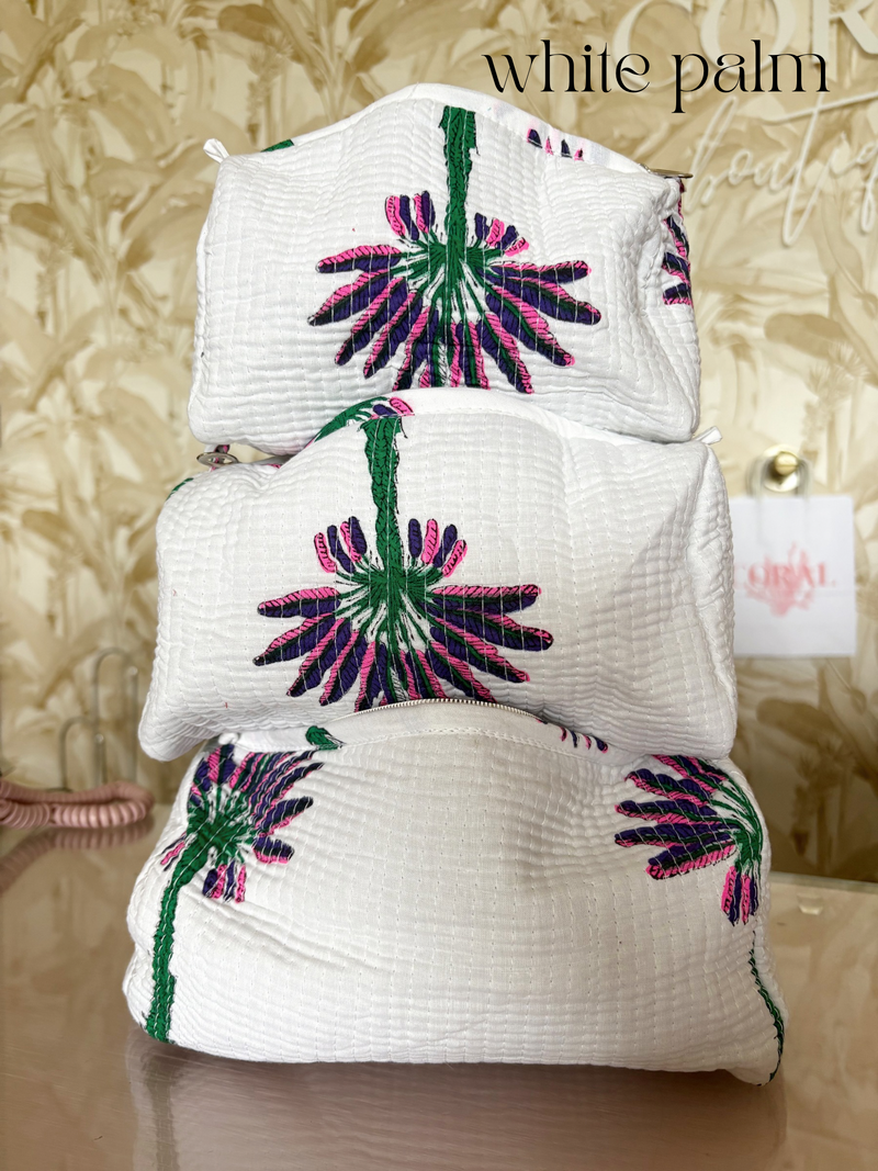 Jungle Cosmetic Bag | Restock / New Colors