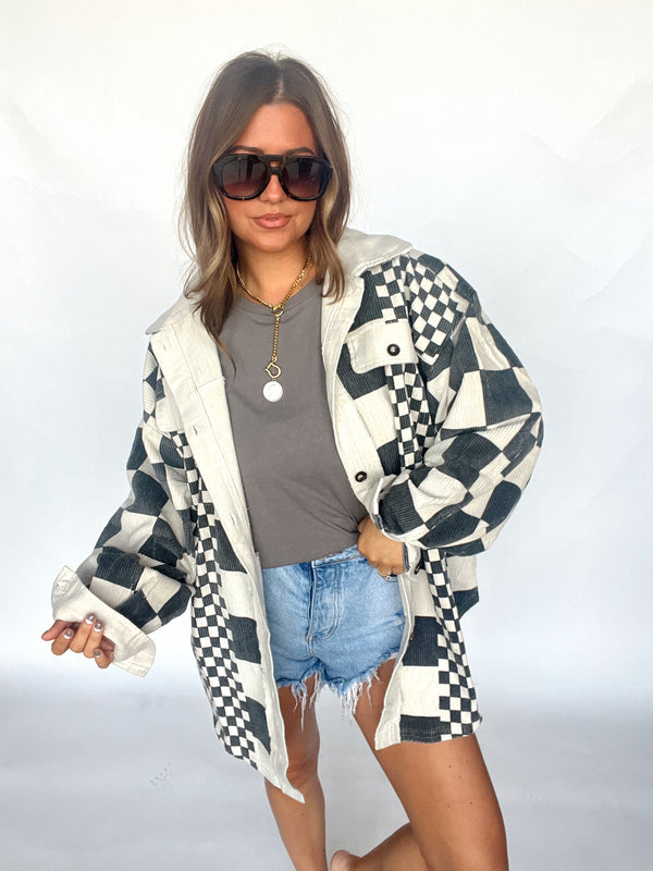 Checkered Shacket | restock