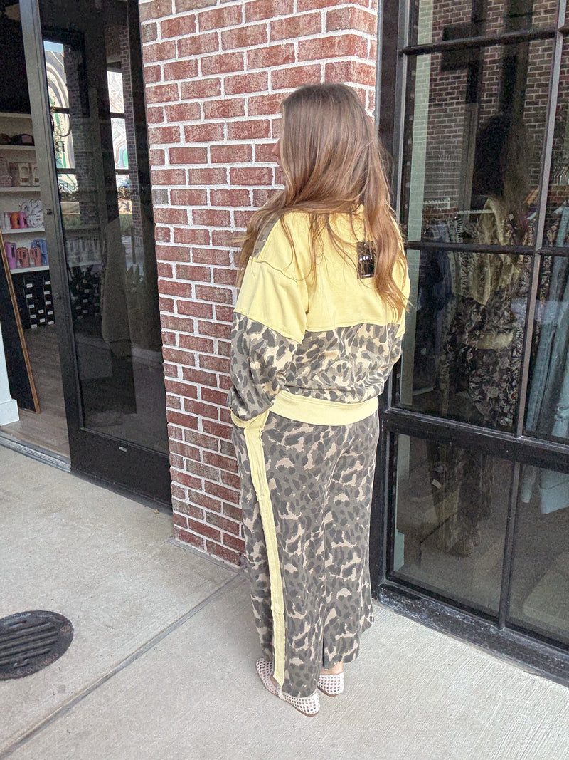 Yellow Cheetah Pant