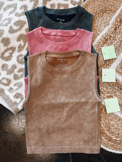 Ribbed Seamless Tank | 3 Colors