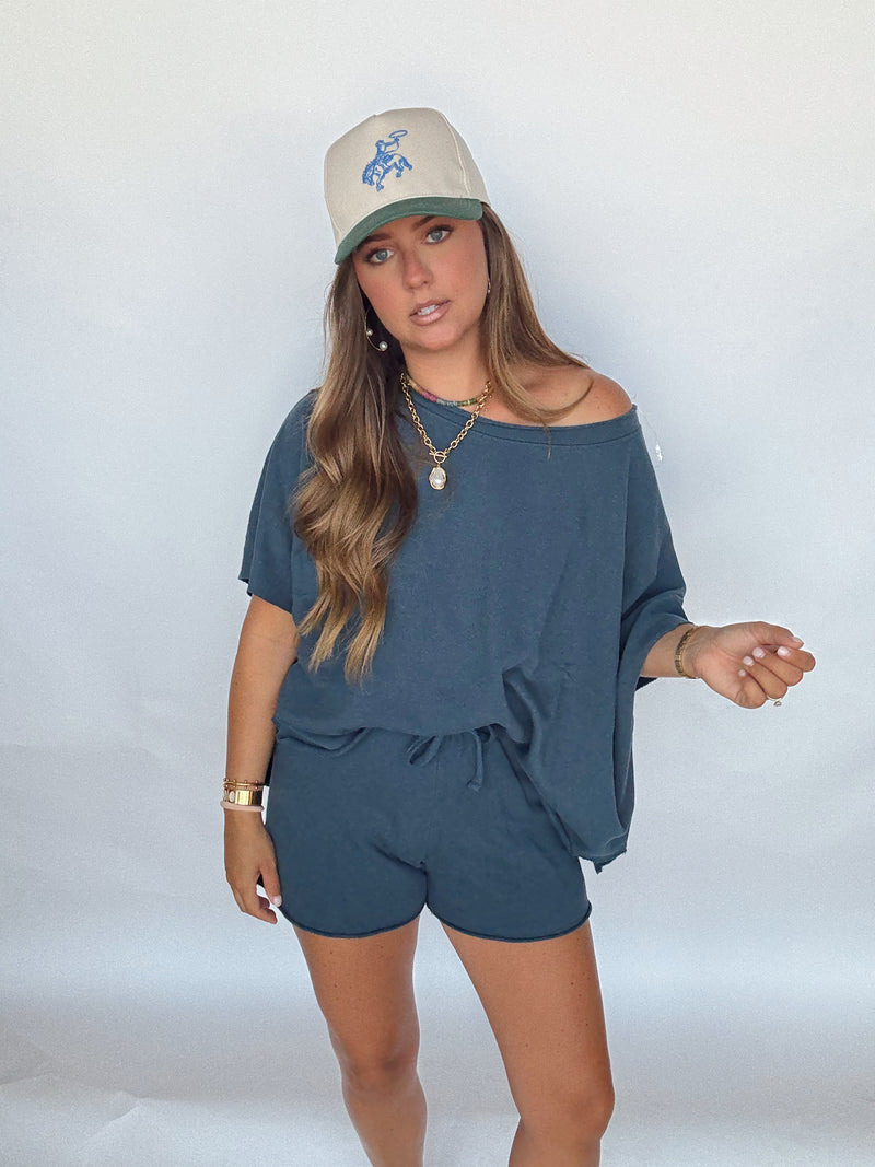 Navy Malibu Vintage Stet