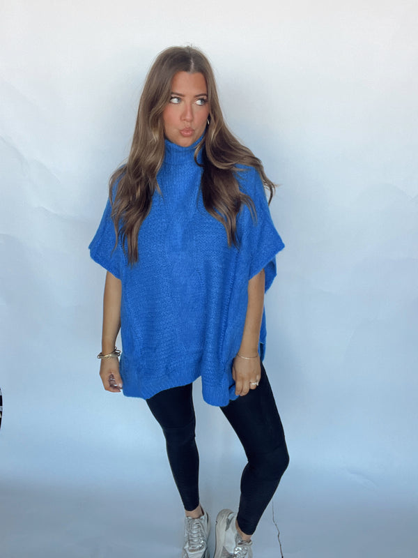 Blue Poncho | RESTOCK