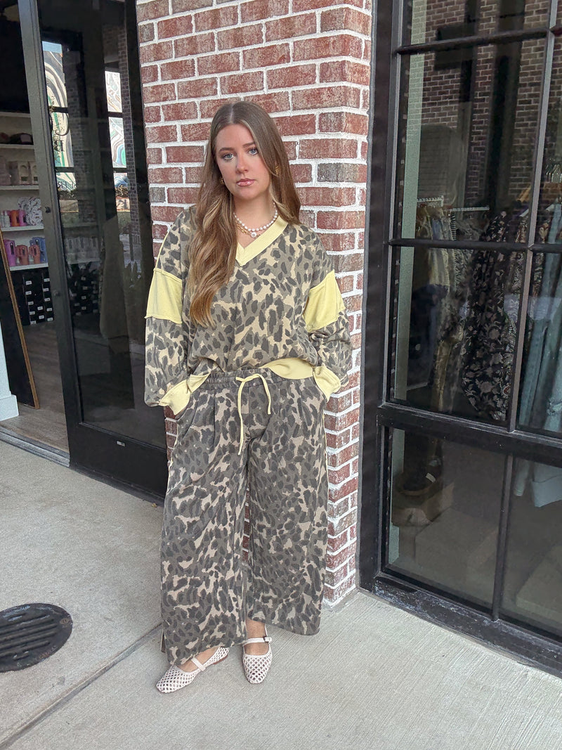 Yellow Cheetah Pant