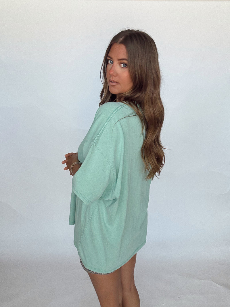 The Mint Boyfriend Tee