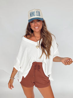 Slouched V-Neck |4 COLORS