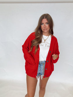 Red Cherry Cardigan