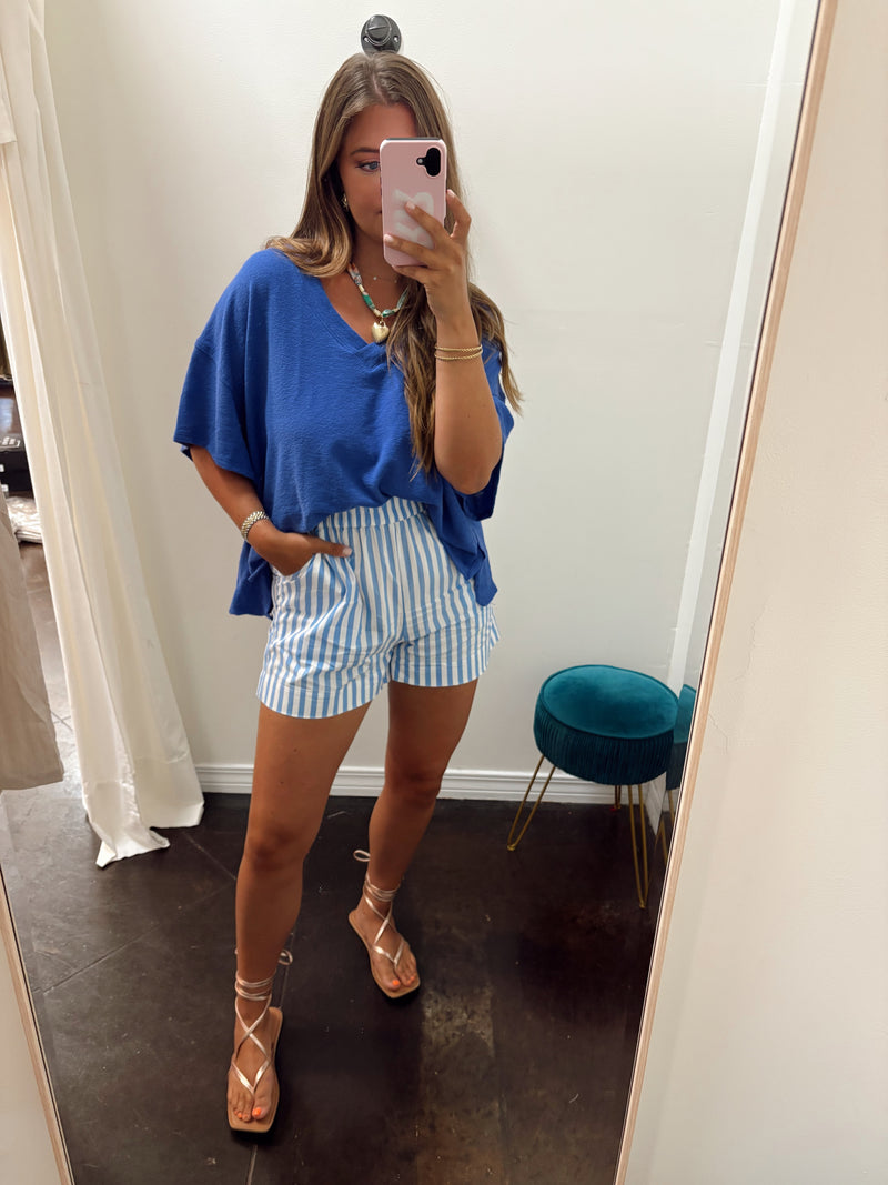 Slouched V-Neck |4 COLORS