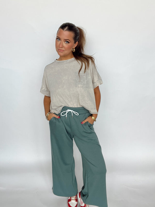 Teal Scuba Pant