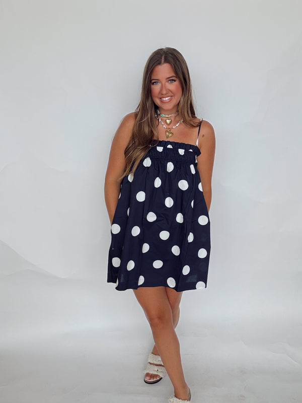 Polka Dot Mini Dress