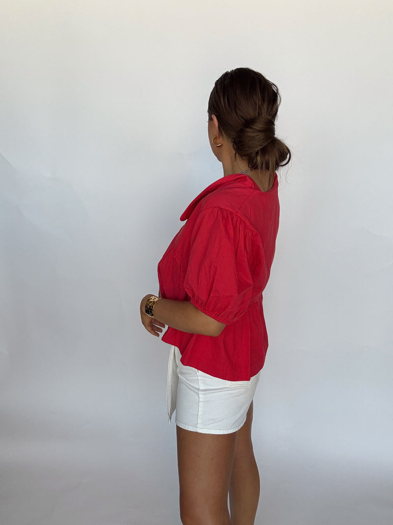 Bone Denim Skort