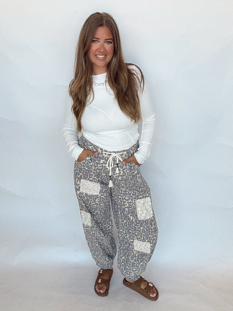 The Cheetah Patched Jogger