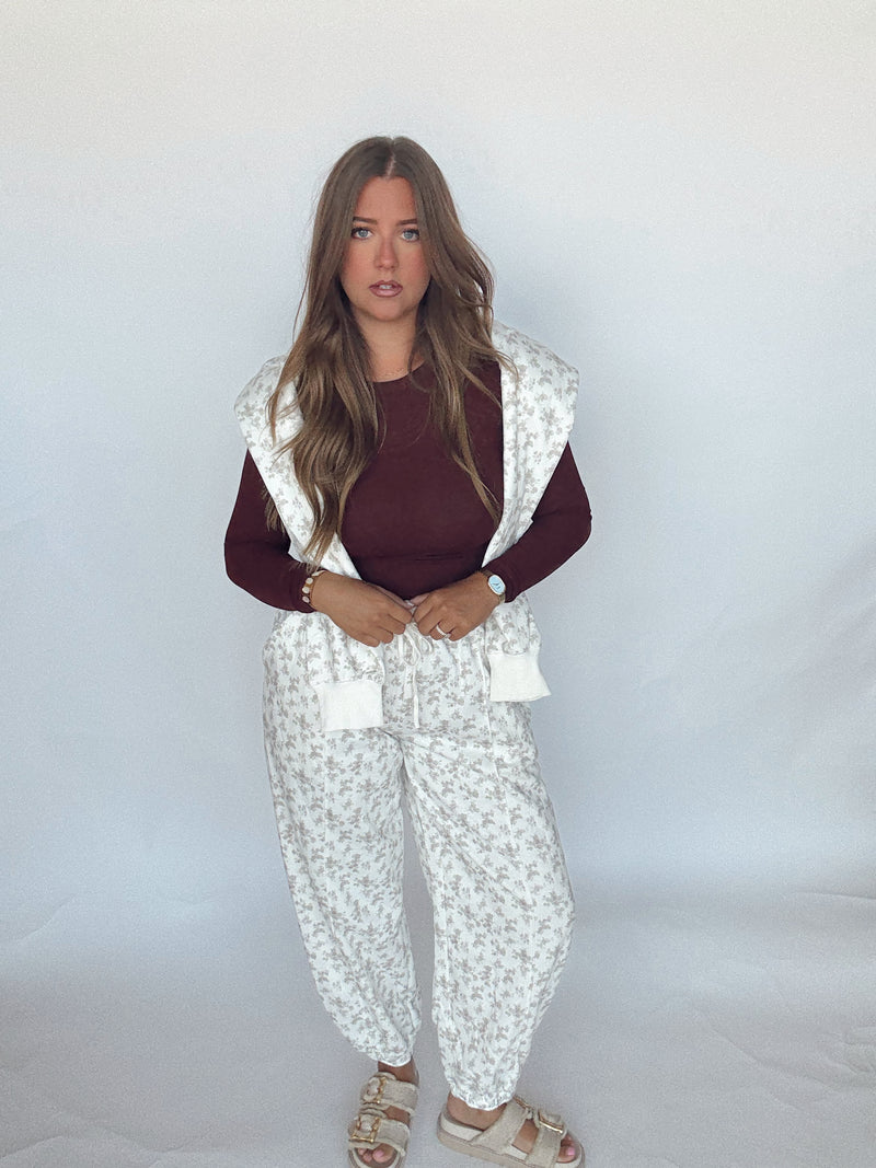 Floral Fleece Set