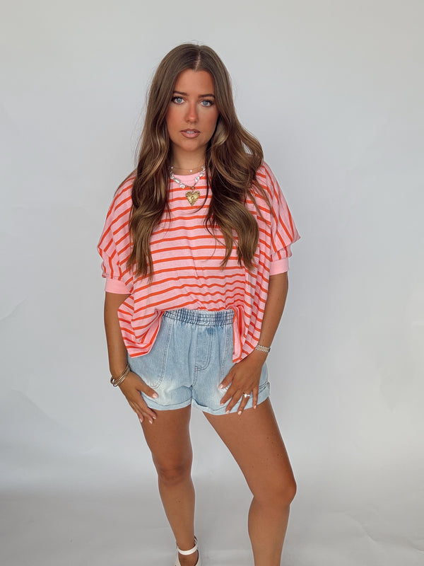 Striped Sherbert Top