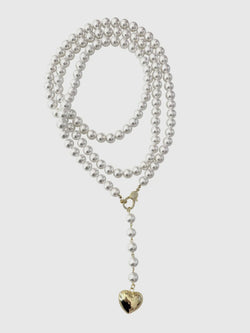 Elliot Pearl Wrap Necklace