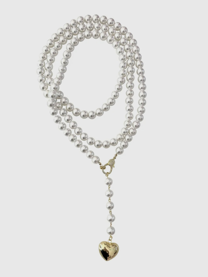 Elliot Pearl Wrap Necklace