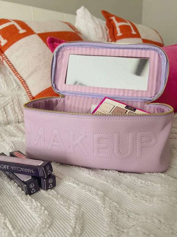 Lilac Makeup Bag