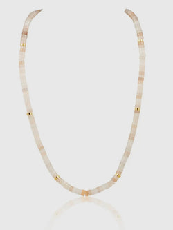 Isla Beaded Necklace | Pink