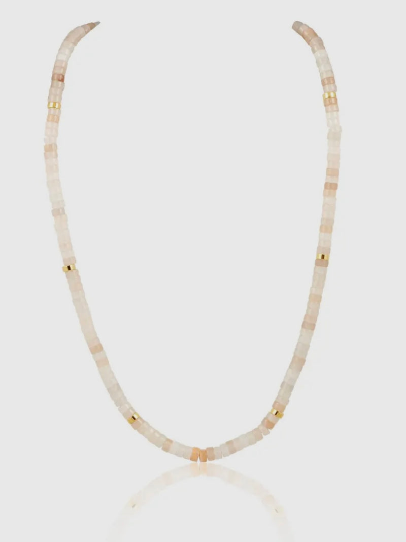 Isla Beaded Necklace | Pink