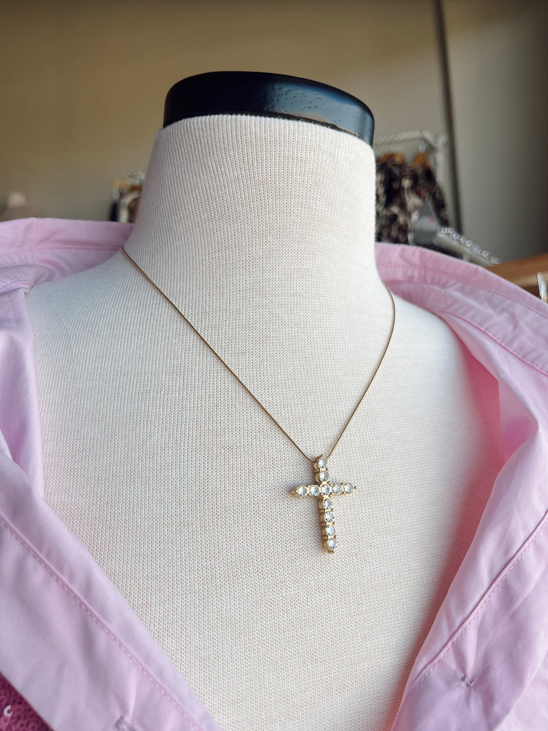 Diamond Cross Necklace