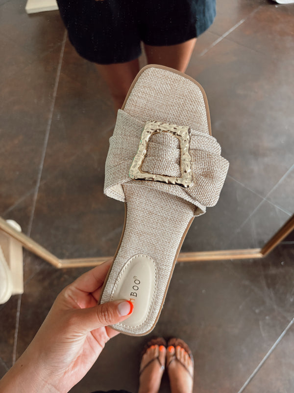 The Natural Buckle Sandal