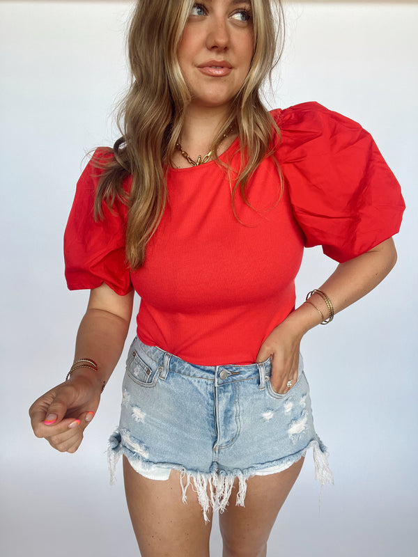 Red Marla Top