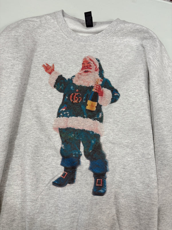 Boujee Gem Santa Sweatshirt