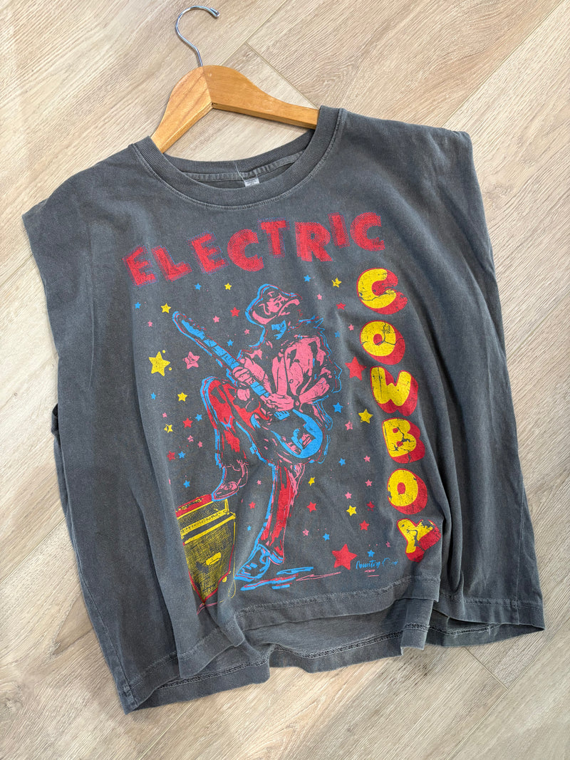 Electric Cowboy Muscle Tee