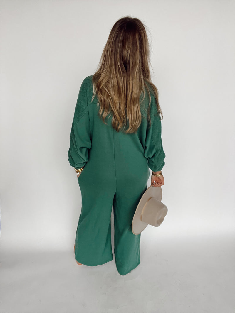 The Mallory Jumpsuit | Hunter Green