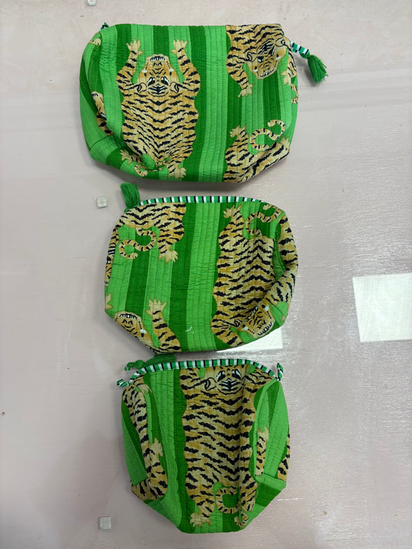 Woven Printed Cosmetic Bag