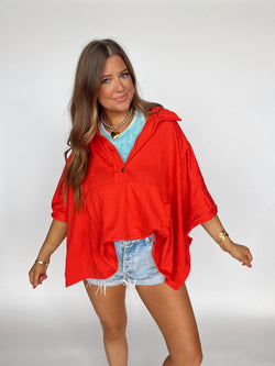 Red Miami Top | RESTOCK