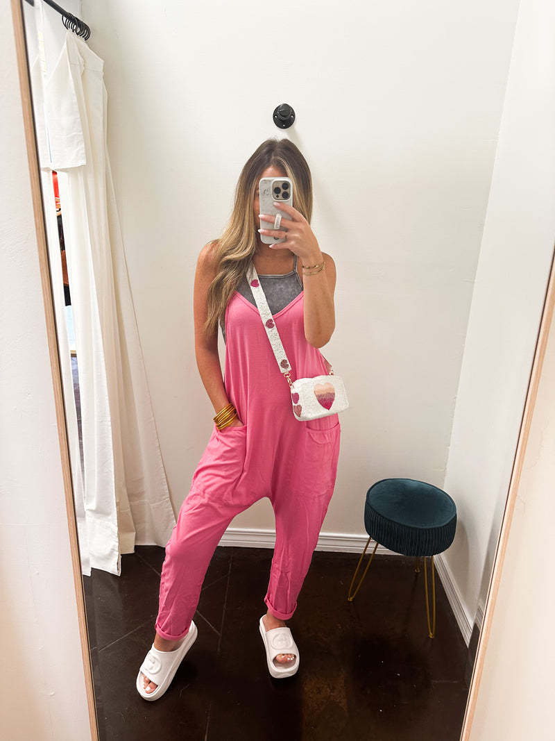 Pink Hottie Jumpsuit \ SALE