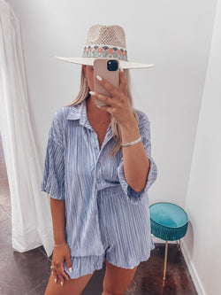 Lavender Pleated Set | RESTOCKED