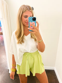 Lime Charli Active Shorts