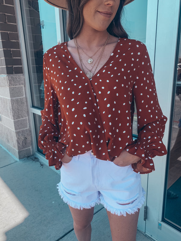 Polka Dotted Top